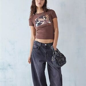 BDG UO Museum of Youth Culture Record Spinning Baby T-Shirt